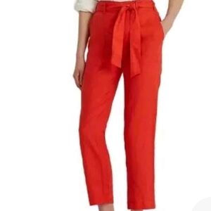 Ralph Lauren Linen Hibiscus    Pants Size 10